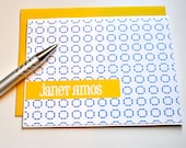 PATTERN PLAY - Personalized Notecard - Personalized Stationery - Personalized Stationary - Custom stationery set