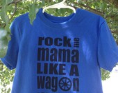 Rock Me Mama Like a Wagon Wheel Toddler Tee - Ready to Ship - Size 4T