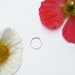 dainty silver ring with bead decorations simple bead jewel sterling silver ring handmade