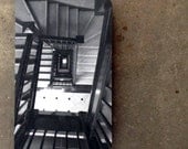 Blank journal/sketchbook: Hitchcock staircase in New York