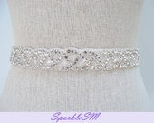 Crystal Bridal Belt - Mila
