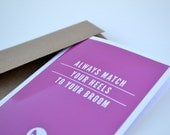 Witch in Heels // Birthday Card