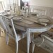 Vintage French Country Dining Table and Chairs