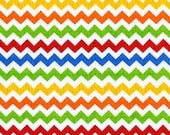 Chevron Fabric by the yard Ziggy in Brite Timeless Treasures Fat Quarter