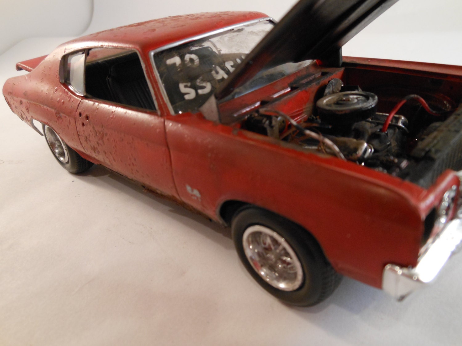 1970 Chevy SS Chevelle 1/24 scale model car in red