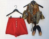 embellished / ethnic / cut out shoulders / tie front / blouse