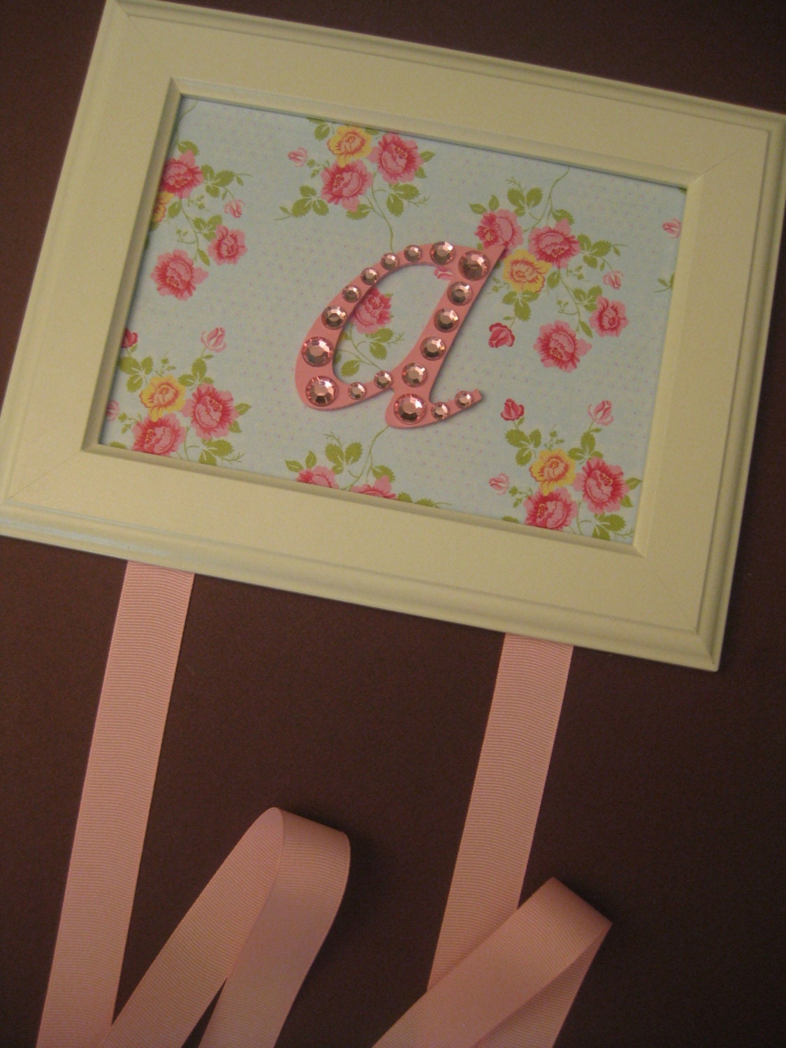 Hair Bow Holder Pink and Blue Clip Holder