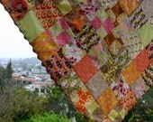 Summer Vintage Lullaby Quilt Throw