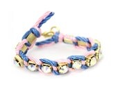 Mixed Sorbet Crystal Friendship Bracelet