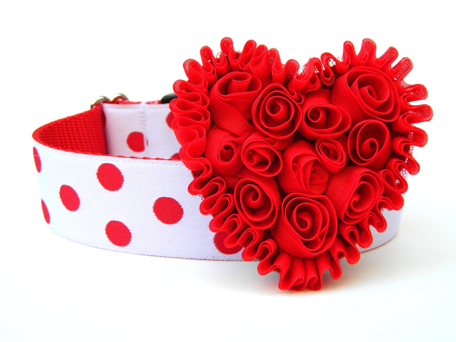 Valentines Dog Collar 1.5" Large Dog Collar