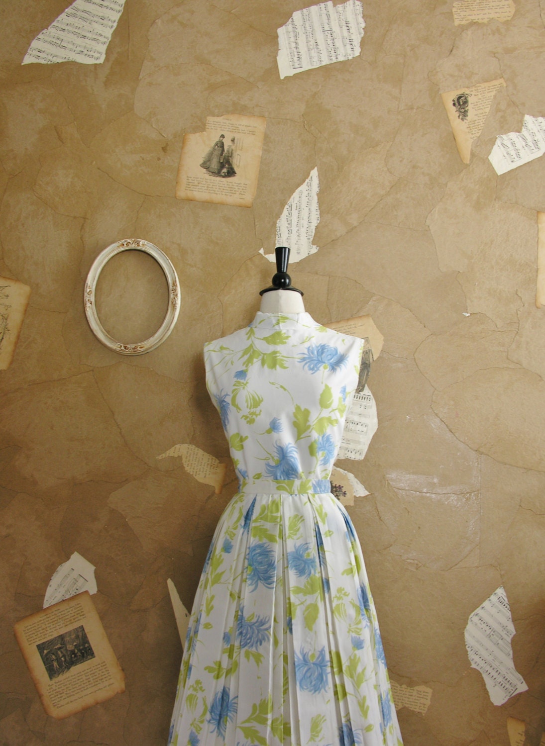 Vintage 1950s If You Pleat Dress