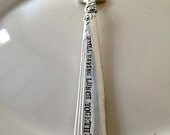 Still Having Lunch Together - Hand Stamped - Vintage Friendship Gift - Going Away Gift - Miles Apart