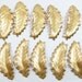 Large Leaf Stamping, Raw Unfinished Brass, Item03746