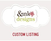 Custom Listing for gmarsh527