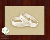 Greeting card - Her One, Her Only - lesbian marriage, gay marriage, LGBT wedding