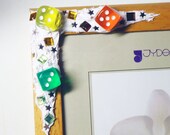 RAINBOW DICE FRAME - deco den - 15 x 20 cm