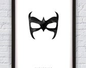 Nightwing Inspired Print 11X17"