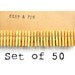 Mini Clothespins - Pumpkin / Light Orange - 50 Small