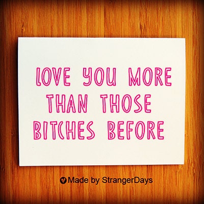Love Cards " Love you more " Greeting Card. Romantic Card. Anniversary Card.
