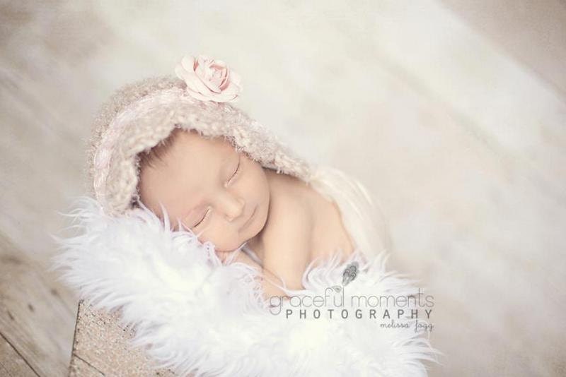Newborn Hat, Baby Bonnet, Photo Prop, Beige, Tan, Newborn Bonnet, Beige Bonnet