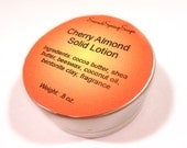 Cherry Almond Solid Lotion Bar, Travel Sized Massage Bar
