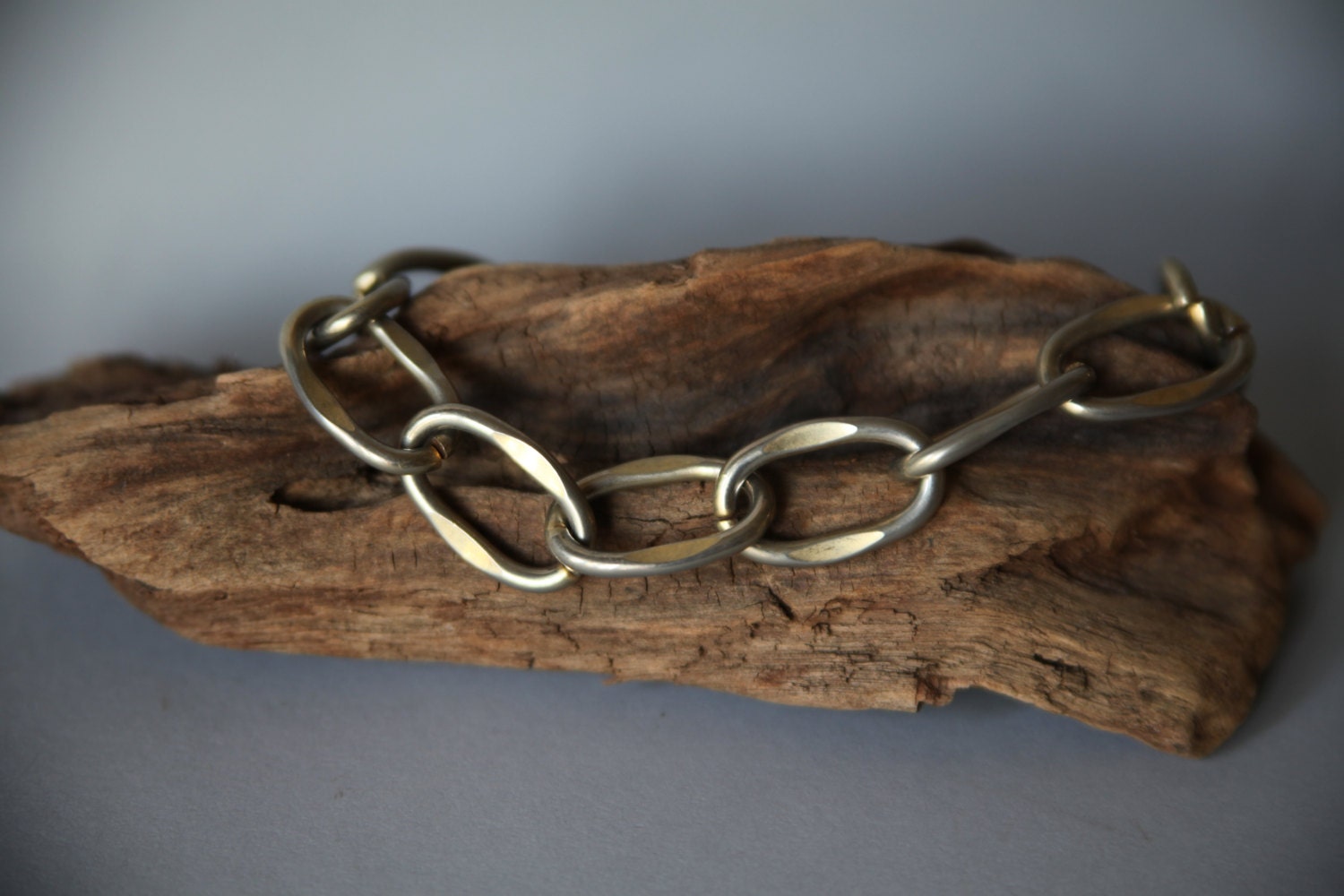 Vintage 90s Thick Gold Chain Ghetto Fab Necklace