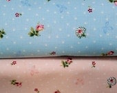 Half Yard Shabby Chic Fabric, Craft Fabric, Floral Fabric