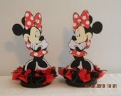 Red Minnie Mouse Centerpieces