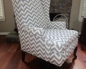CLEARANCE SALE - Accent Chair - Grey Beach