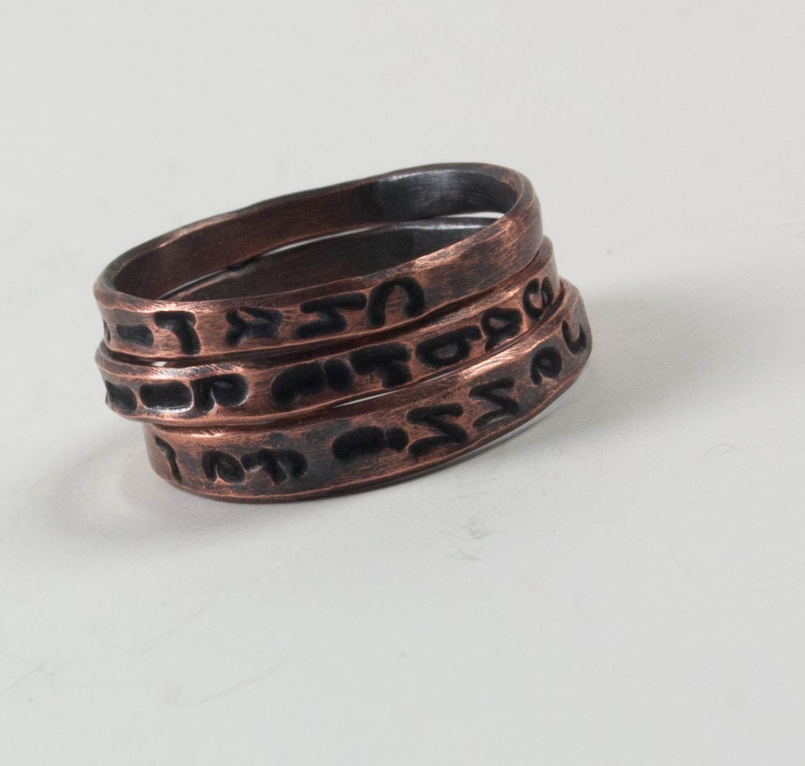 Mother's Rings Personalized Copper Rings Hand Stamped Mommy Jewelry