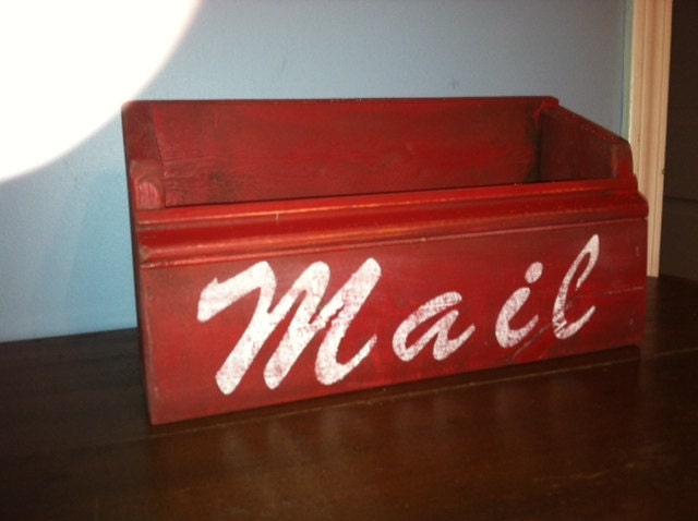 Rustic Mail Organizer
