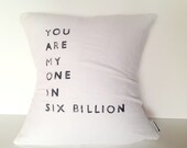 Linen Home Decor Pillow - Inspirational Quote Pillow