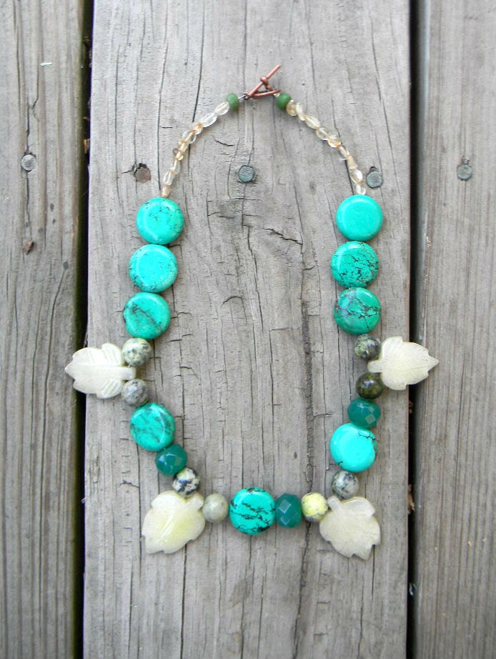 Bohemian Leaf Necklace