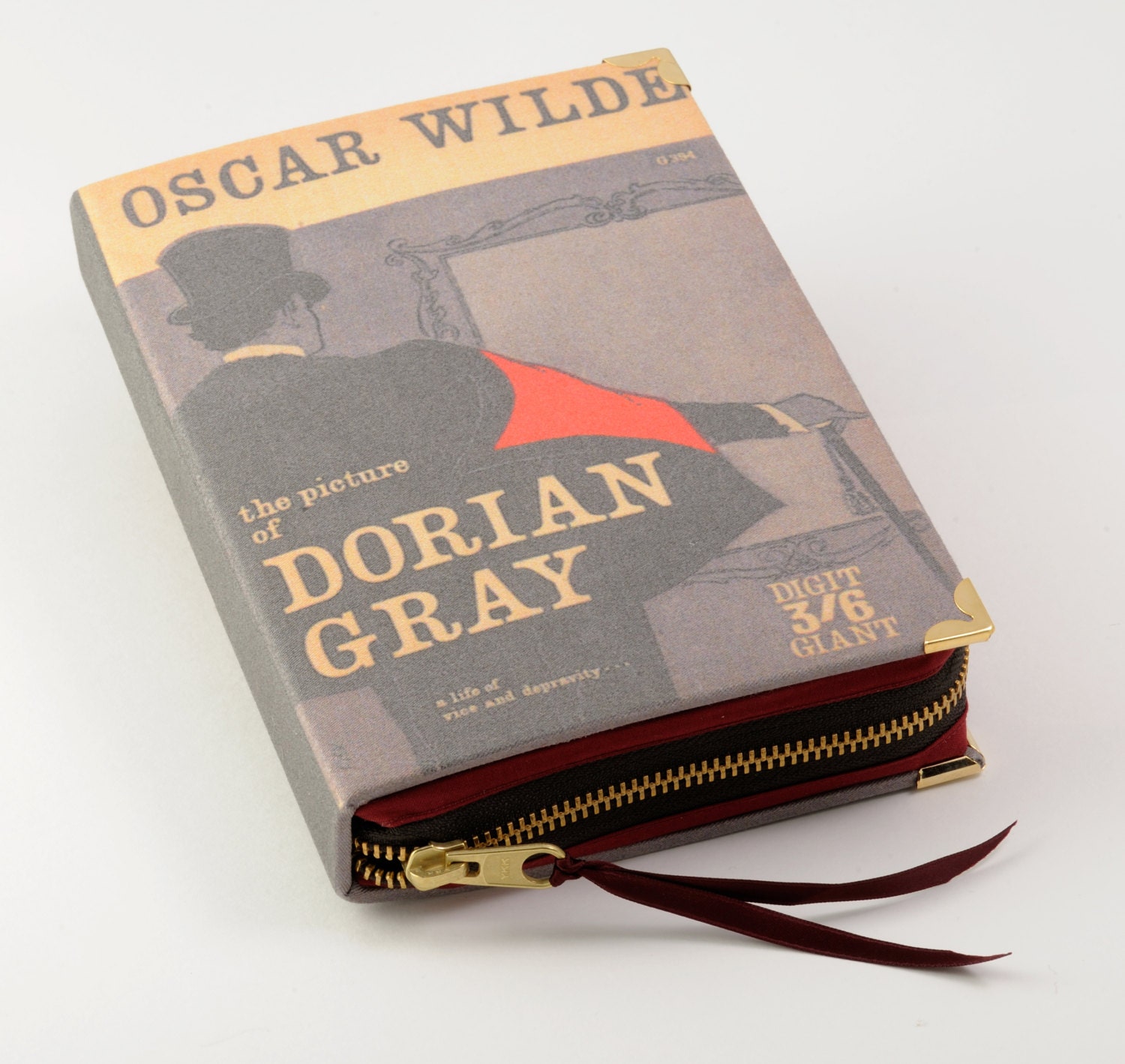 Oscar Wilde "Dorian Gray" book clutch