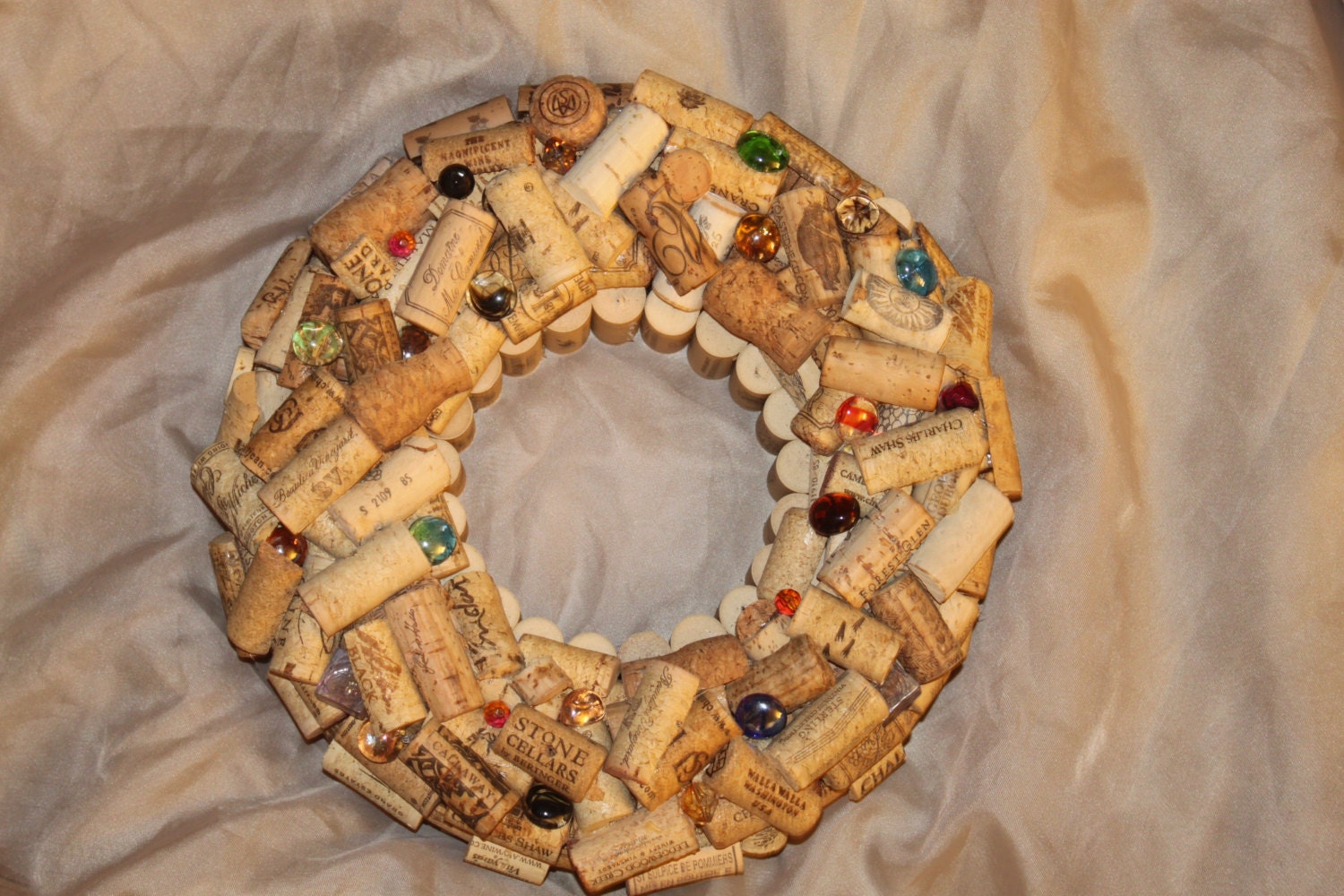 Wine Cork Wreath