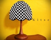 Polka Dot in Natural Beige hand-made lamp shade (FL002)- SHADE ONLY