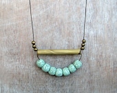Mint Necklace / Coral Necklace
