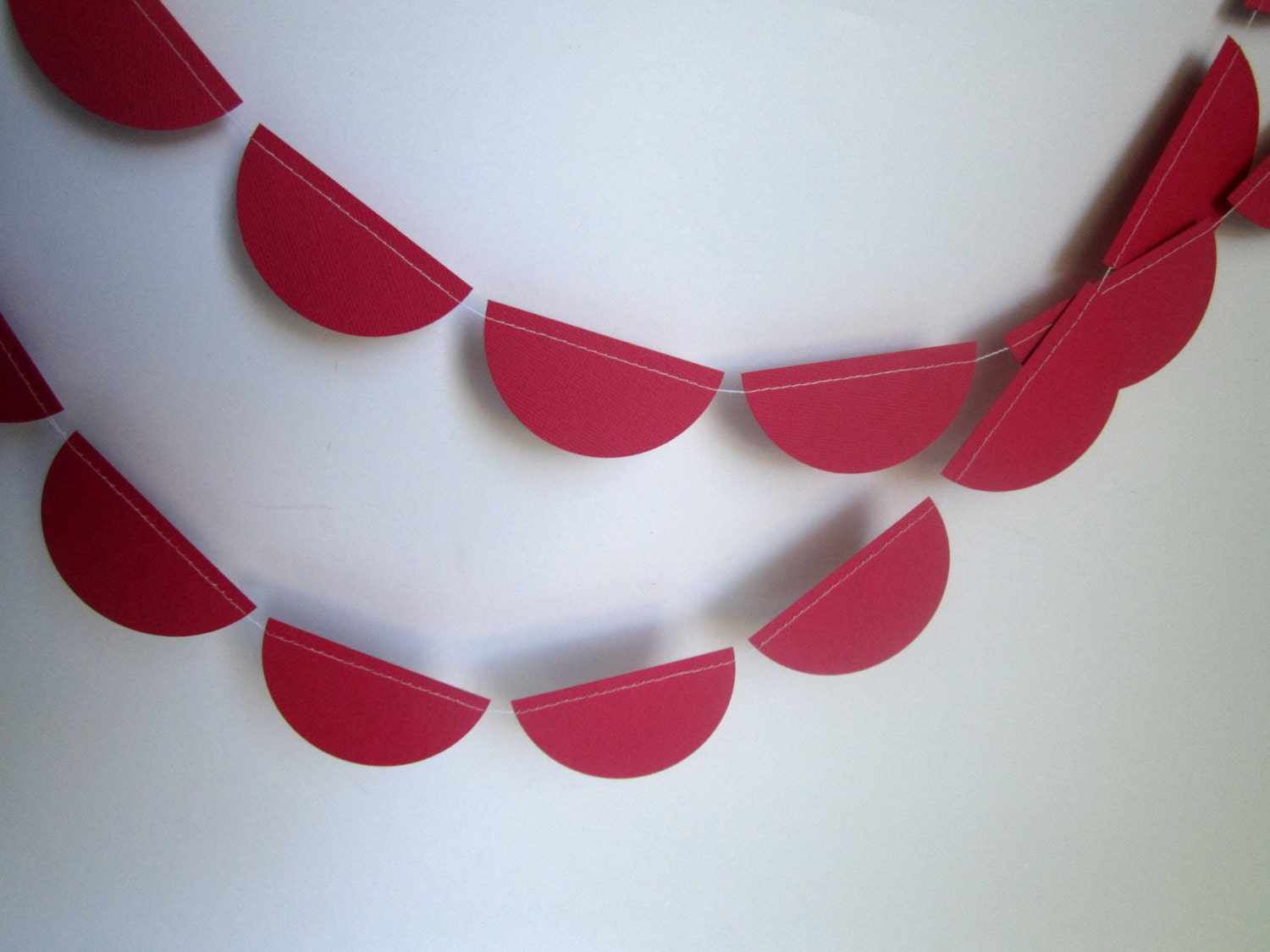 Bunting, Scallop Bunting Garland, PATRIOTIC BUNTING, 4th of July