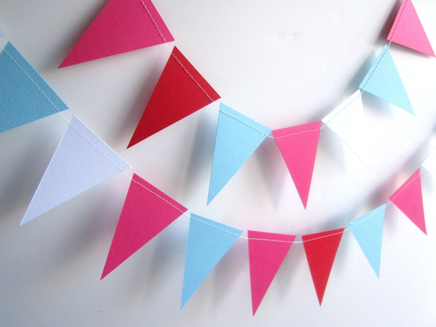 Bunting Garland, Decorations, Banner, Paper Garland, patriotic