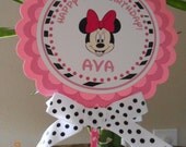 NEW Customized Minnie Mouse Inspired Centerpiece-Party Decoration