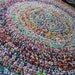 Multicolor Handmade circle rug
