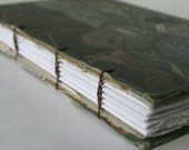 Vintage Cover Journal - Coptic Journal - The Old Man of the Mountain 5 x 7.6 Journal by The Orange Windmill on Etsy