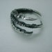 Raven Claw Ring in Sterling Silver, Magpie