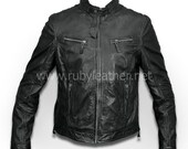 motorbike jacket for women, leather jacket, bomber jacket by Ruby Leather