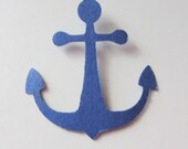 Nautical Anchor Die Cuts, Confetti - Navy Blue - FREE SHIPPING