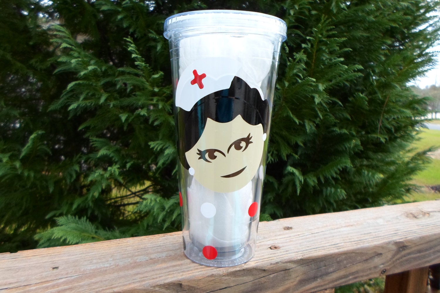 Nurse Acrylic Cup - Nurses - Kind of like a doctor but nicer / RN gift / LPN gift / nurses gift / homecare traveling nurses