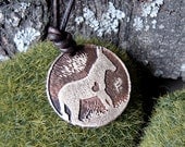 Donkey Necklace Pendant - Heart
