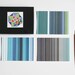 Suite of handmade social stationery: 12 folded cards and envelopes, A6 standard - 4.75 in. x 6.5 in.