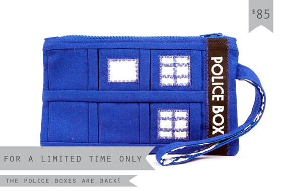 Police Box Wristlet