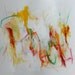 Abstract Painting Expressionist Paper Acrylic "I Have a Rhythm of My Own"